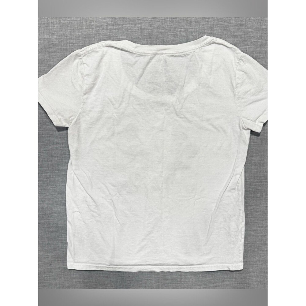Disney White Mickey & Minnie Graphic Tee | Women's Medium - Picture 6 of 8